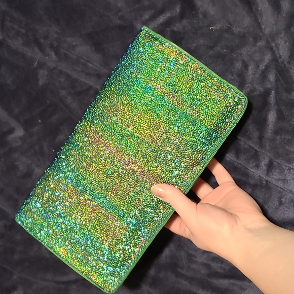 NWT Steve Madden Clutch Balright Green - Picture 2 of 4